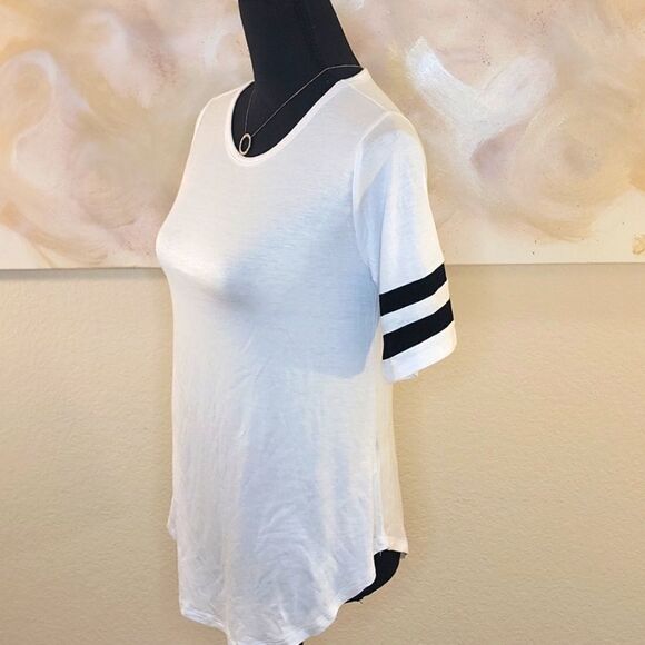 Varsity White Crew T-Shirt - Picture 7 of 10